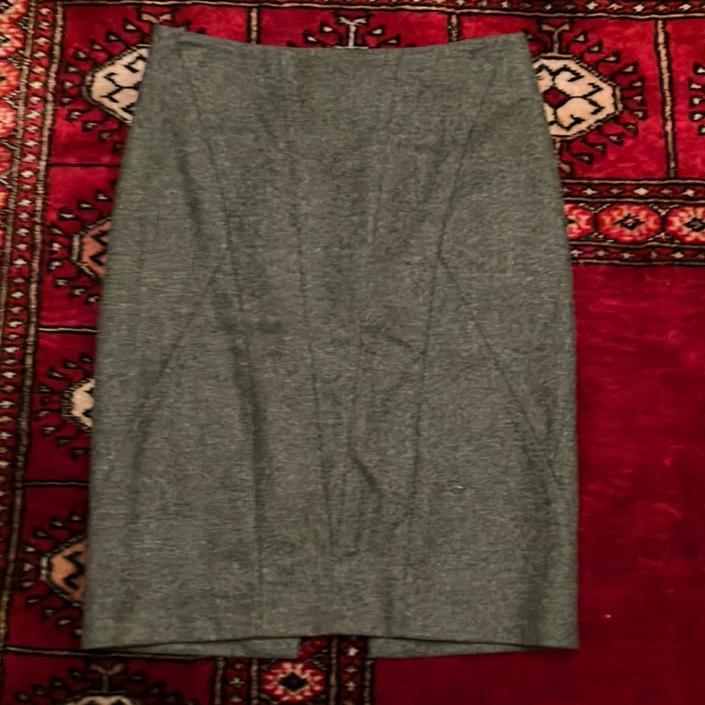 Brunello Cucinelli grey pencil skirt size 4